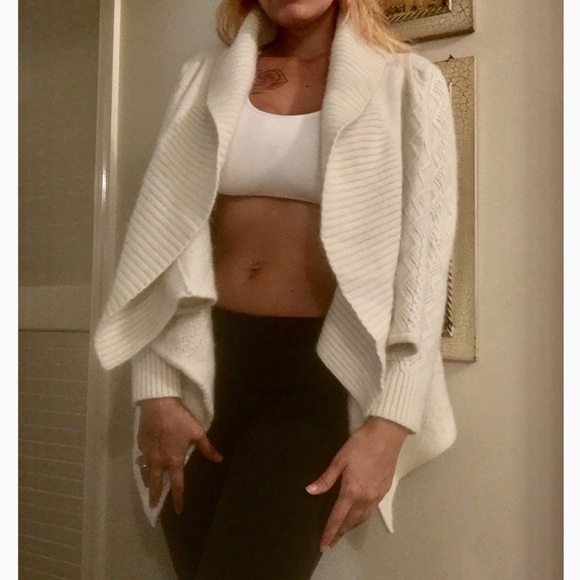 Jones New York Sweaters - Rabbit fur knit cardigan